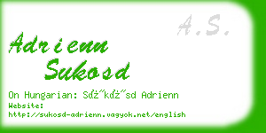 adrienn sukosd business card